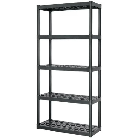 Estantes Plastico Uso Rudo 5 Repisas Ventiladas 350kg Truper 19943