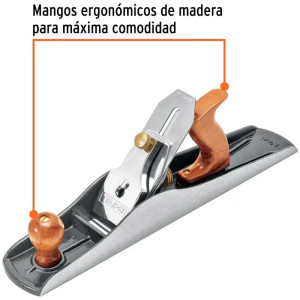 Cepillo para Carpintero Estriado Ancho de Corte 2", en Hierro Ductil, incluye 2 Cuchillas, 4C 12009 Truper