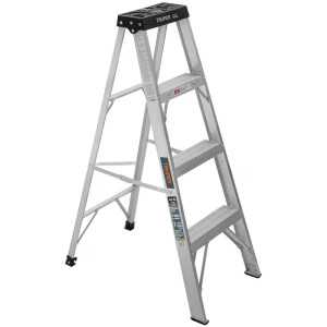 Escaleras de Tijera 3 Peldaños T3 Max2.4m P3.7kg EAluminio, Truper 16741