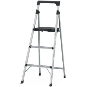 Escaleras Tubulares 3 Peldaños Plegables T3 Max2.6m Aluminio, Truper 16764