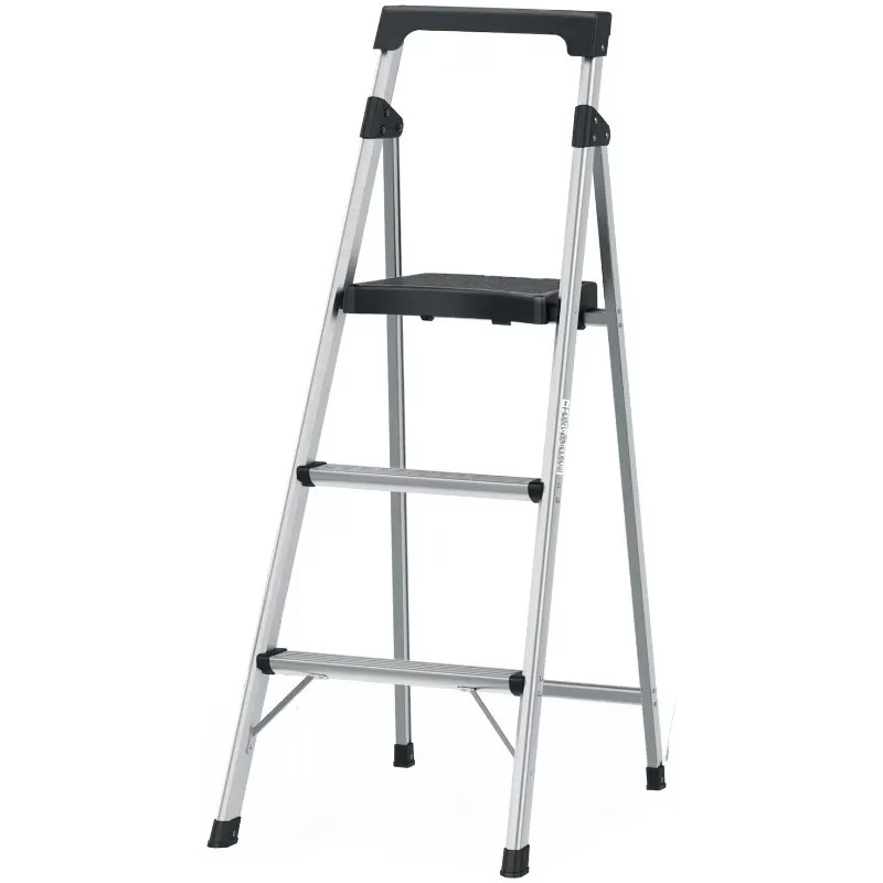 Escaleras Tubulares 3 Peldaños Plegables T3 Max2.6m Aluminio, Truper 16764