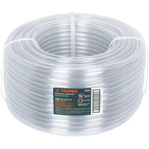 Manguera Industrial 1/2" Espesor 1.5mm, 100 Metros Peso 8.4Kg, MAN-1/2I 19868 Truper