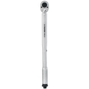 Torquimetro de Doble Golpe Encastre 1/2" 20-150Ib 27.2-204Nm Largo 465mm, acero cromo vanadio, TORQ-1/2 13568 Truper