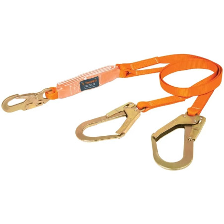 Linea de Vida con absorbedor de impacto, Doble Brazo, MFA 158kg, CAB-5432-18 14454 Truper
