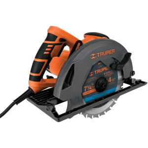 Sierra Circular Truper Profesional 1500W 5500RPM Incluye Disco 24D, SICI-7-1/4A3-2 11005 Truper