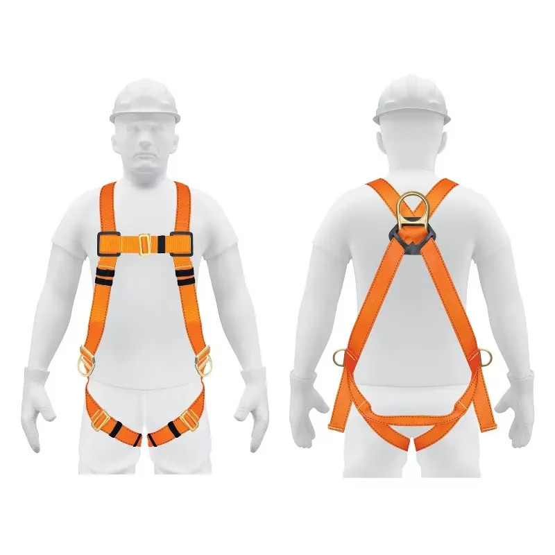 Kit contra caídas con arnes de tres anillos ANSI Truper 100887