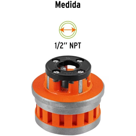 Dados para tarrajas 1/2" para 15721 T-852X, Truper 14341