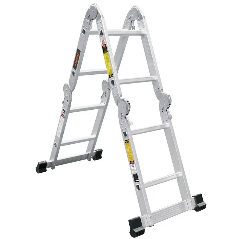 Escaleras Multiposicion 8 Peldaños T1 Max3.6m P10.4kg Aluminio, Truper 101905