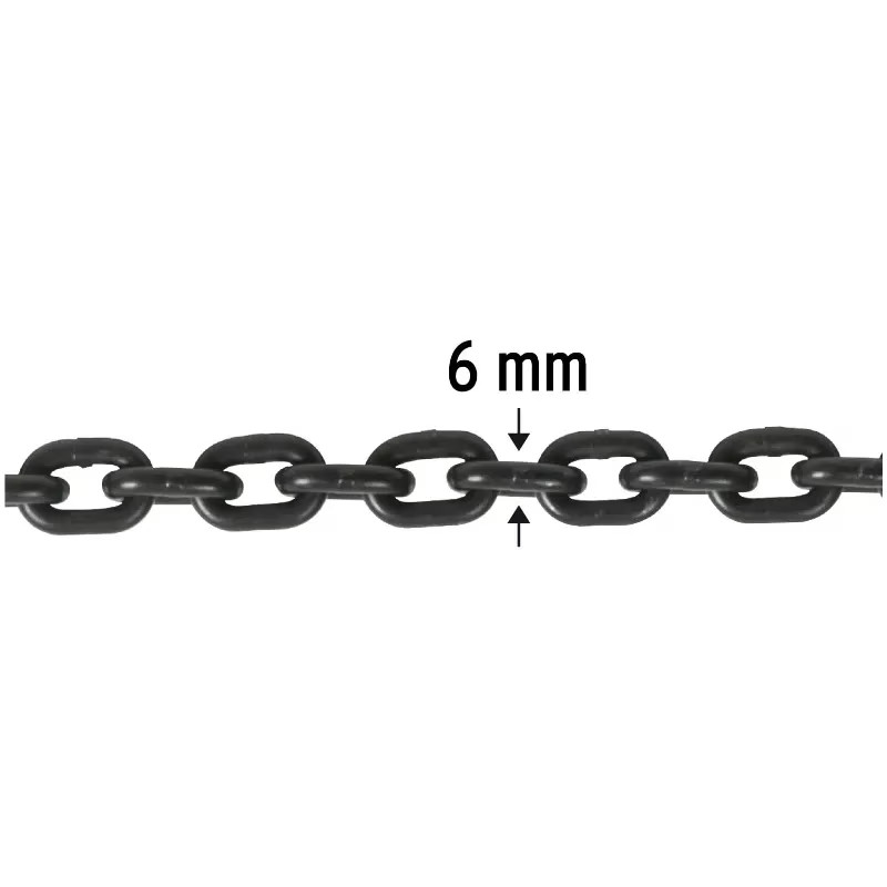 Tecle Industrial 1 Toneladas con Ratchet, Doble Trinquete, Mango con grip, Peso 6.6kg, POPA-1 16841 Truper