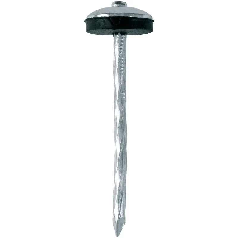 Clavos Calamina Calibre 9 x63mm Galvanizado CArandela Caja25kg Truper 103397