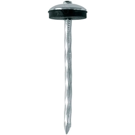 Clavos Calamina Calibre 9 x63mm Galvanizado CArandela Caja25kg Truper 103397