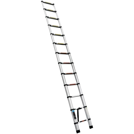 Escaleras Telescopica 13 peldaños T2 102kg Plegable Aluminio Truper 101904