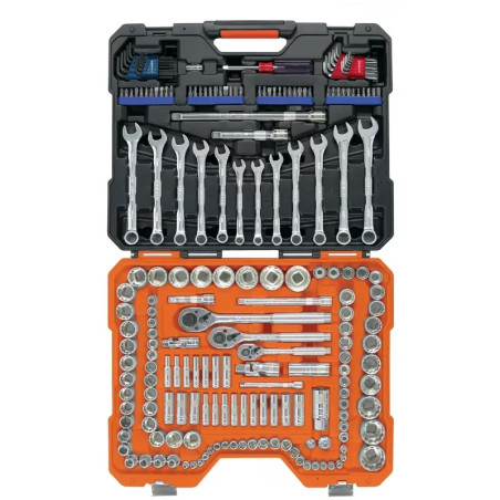 Juegos de Herramientas 199 Piezas Mixto STD MM E1/4-3/8-1/2 MP Truper 12894