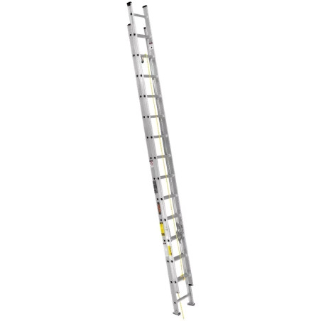 Escaleras Telescopicas 28 Peldaños T3 Max8.2m P18kg Aluminio, Truper 16748