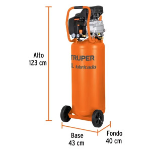 Compresoras 80L 3.5HP Lubricada Automatico Bifasico, Truper 102116