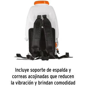 Fumigador de Mochila 25L Motor Gasolina 4T Profesional Truper 101569
