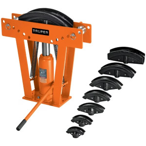 Doblador de Tubo Hidraulico 16 Toneladas, para Tubos de 1/2" a 3", DTH-16 12884 Truper
