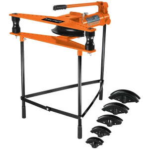 Doblador de Tubo Hidraulico Con TRIPIE, 12 Toneladas con Tripie, para Tubos de 1/2" a 2", DTH-12X 12882 Truper
