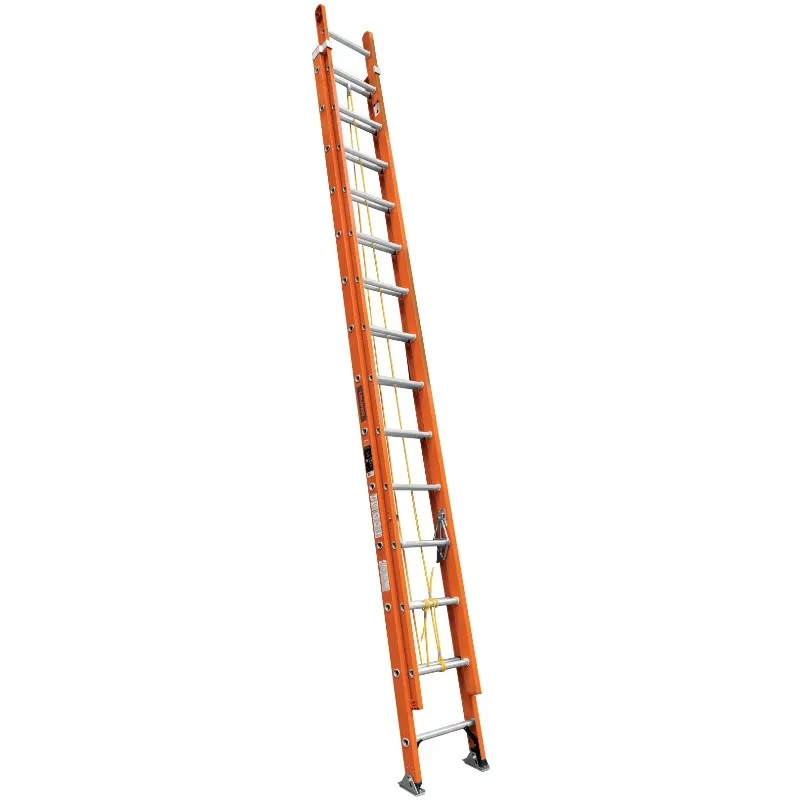 Escaleras Telescopicas 28 Peldaños T2 Max8.2m P24kg FibraVidrio, Truper 100229