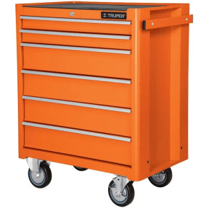 Gabinete Metalico Movil, 6 Cajones, en Lamina de Acero con Cerradura y Freno Manual, GAMO-6130 12067 Truper