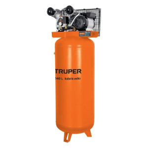 Compresoras de Aire de 4HP 240L Vertical, Uso Ininterrumpido Arranque Automatico, Truper COMP-240LVC 102130