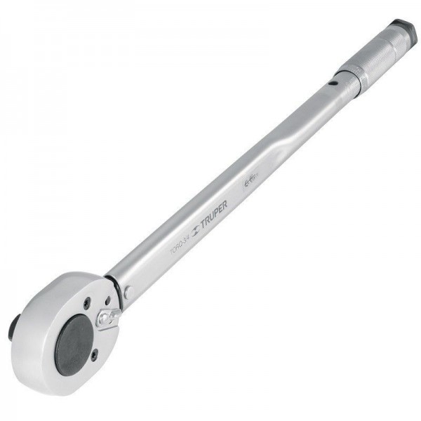  Torquimetro de Golpe, Encastre 3/4" 50-300lb 67-406Nm Largo 660mm, acero al carbono, TORQ-3/4 13547 Truper 391.525424 Torquimet