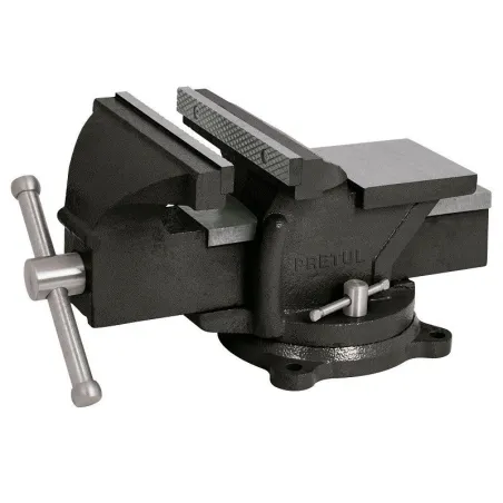  Tornillo de Banco Industrial Ancho de Mordaza 4", Apertura Max 4" Peso 4.6kg, TB-4P 26039 Pretul 95.762712 Tornillo de Banco In