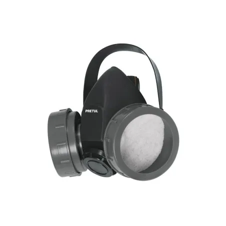  Respirador 2 Filtros Sin Cartuchos incluye Valvula de Exhalacion, Bandas Elasticas Ajustable, RES-2-P 23391 Pretul 22.033898 Re