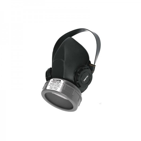  Respirador 1 Filtro Sin Cartuchos incluye Valvula de Exhalacion, Bandas Elasticas Ajustable, RES-1-P 23390 Pretul 18.644068 Res