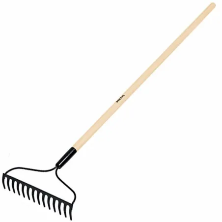  Rastrillos 34cm 14 dientes, Mango 122cm 48" Jardinero Pretul R-14AL-P 25054  17.79661 Rastrillo Jardinero 14 dientes, Mango de 
