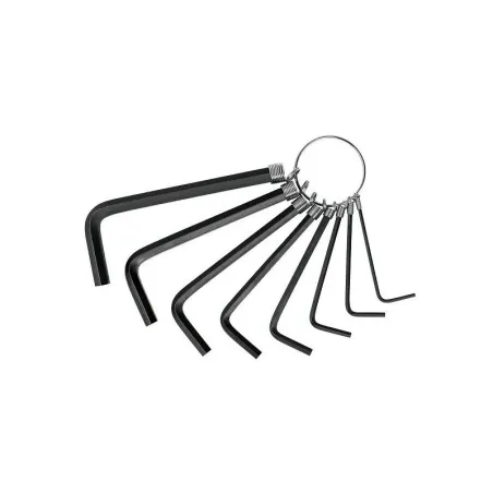  Juegos de 8 Llaves Allen MM Pretul 21851 2.966102 Juego Llaves Allen 8 Piezas Milimetricas con Organizador, Acero al Carbono, A