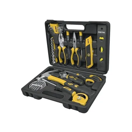 Juegos de Herramientas 42 Piezas E1/4 MP Pretul 22101 84.745763 Juego de herramientas 42 Piezas con Estuche de Plastico, Encast