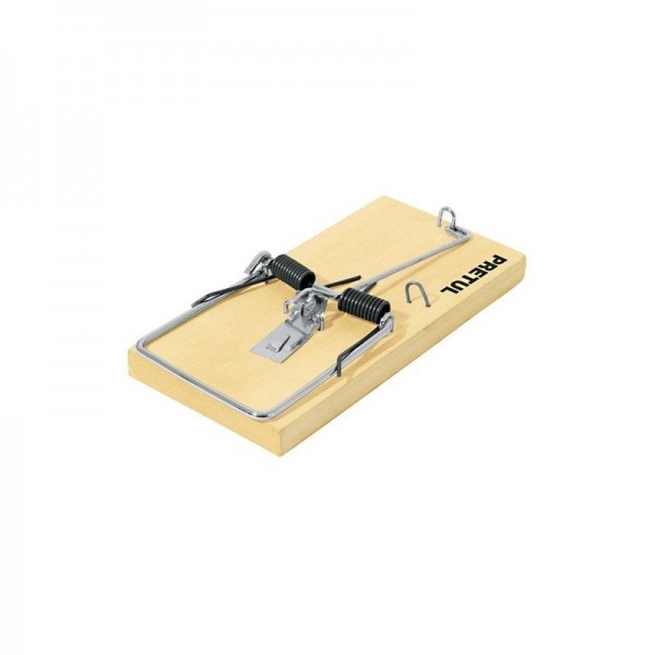  Trampa de Madera 7", para raton, activacion al sensible contacto, RAT-7M 23710 Pretul 4.40678 Trampa de Madera 7", para raton, 