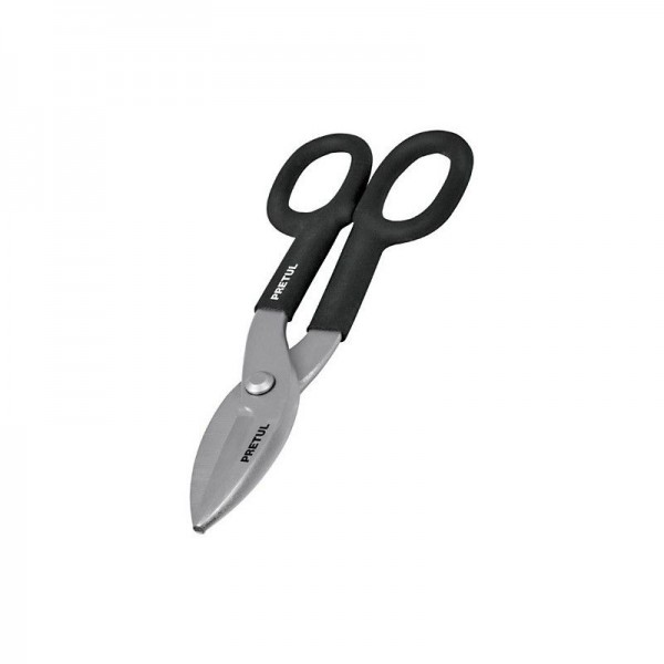  Tijera para Hojalatero 10", en acero al carbono, mango cubierto en PVC, TH-10P 26050 Pretul 22.033898 Tijera para Hojalatero 10