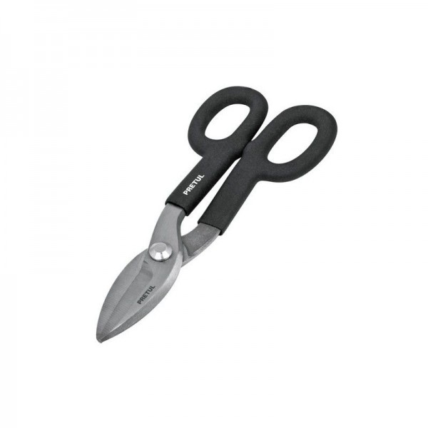  Tijera para Hojalatero 8", en acero al carbono, mango cubierto en PVC, TH-8P 26052 Pretul 17.79661 Tijera para Hojalatero 8", e
