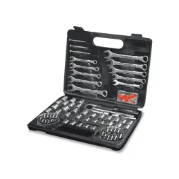  Juegos de herramientas 71 Piezas E1/4-3/8 MP Pretul 22980 75.423729 Juego de herramientas 71 Piezas con Estuche de Plastico, En