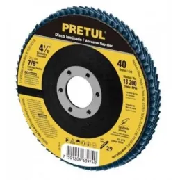  Discos Flap Discs Laminado 4 1/2" G80 Lija de Zirconia, DLP-2718 22352 Pretul 4.576271 Disco Flap Discs Laminado 4 1/2" G80 Lij