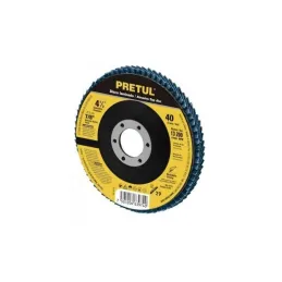  Discos Flap Discs Laminado 4 1/2" G60 Lija de Zirconia, DLP-2717 22351 Pretul 4.576271 Disco Flap Discs Laminado 4 1/2" G60 Lij
