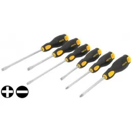  Juego Desarmadores 6 Pza 3/16 1/4" ComfortGrip Pretul 20220 16.949153 Juego Desarmadores 6 Pza 3/16 1/4" Mango Comfort Grip, JD