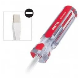  Desarmador Plano 5/16" x6" MangoPVC Pretul 21463 5.508475 Desarmador Plano 5/16" x6" 8x152mm Punta Magnetizadas Mango de PVC, D