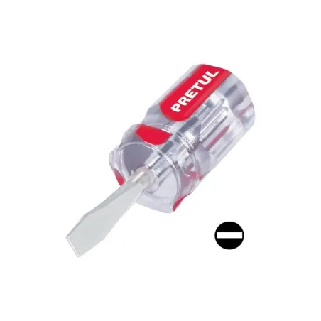  Desarmador Plano 1/4" x1-1/2" MangoPVC Pretul 21461 2.288136 Desarmador Plano 1/4" x1-1/2" 6.3x38mm Punta Magnetizadas Mango de