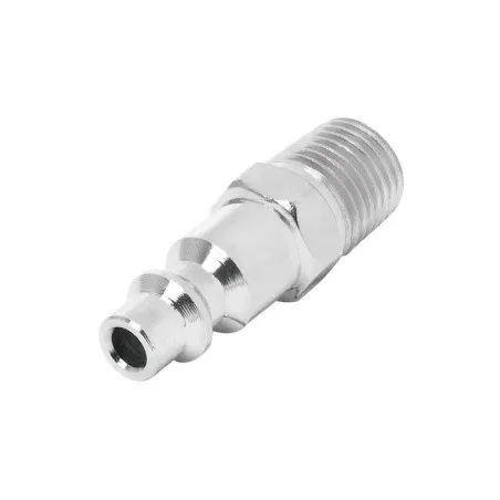  Conector Rapido de Acero Cromado Macho, Cuerda 1/4 NPT, CORAL-MA-1/4P 27023 Pretul 1.949153 Conector Rapido de Acero Cromado Ma