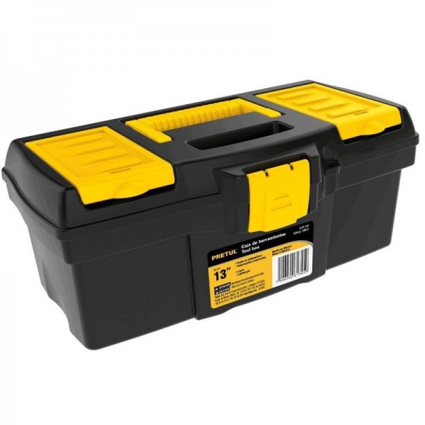  Caja para Herramientas Plastica Largo 13", Ancho 6 5/8", Alto 5", Peso 0.4kg, CHP-13CP 20602 Pretul 11.186441 Caja para Herrami