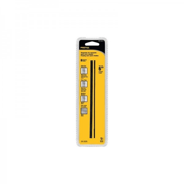  Repuesto para Arco Calador ACA-6X Contenido 8 Sierras, REP-ACA-6 20010 Pretul 10.508475 Repuest para Arco Calador ACA-6X Conten