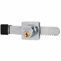  Cerradura para Vitrina tipo serrucho, incluye 2 llaves, CV-10 43535 Hermex 12.118644 Cerradura para Vitrina tipo serrucho, incl