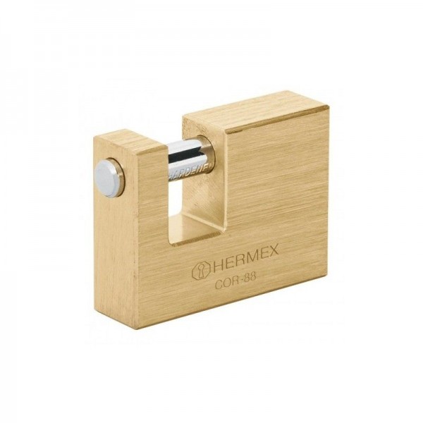  Candados Antipalanca 88mm S8 2Llaves Hermex 43358 61.016949 Candado Antipalanca 88mm Seguridad 8, cierre de balin incluye 2 Lla