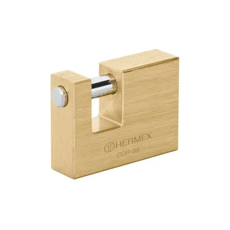  Candados Antipalanca 88mm S8 2Llaves Hermex 43358 61.016949 Candado Antipalanca 88mm Seguridad 8, cierre de balin incluye 2 Lla