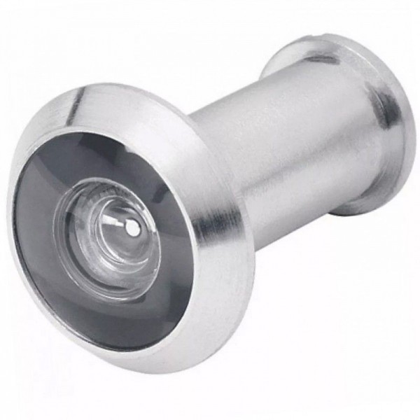  Ojo Magico Cromo Mate Mirillas de Seguridad Lente de Vidrio para puertas de espesor 1 3/8" a 2 3/16", MIRI-3 43674 Hermex 16.10