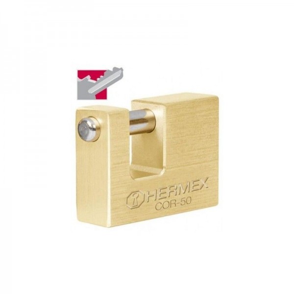  Candados Antipalanca 50mm S7 2Llaves Hermex 43355 22.881356 Candado Antipalanca 50mm Seguridad 7, cierre de balin incluye 2 Lla