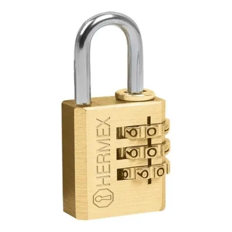  Candados de Combinacion 40mm S4 4Digitos Hermex 43348 20.338983 Candado de Combinacion 40mm Seguridad 4, 4 combinaciones person